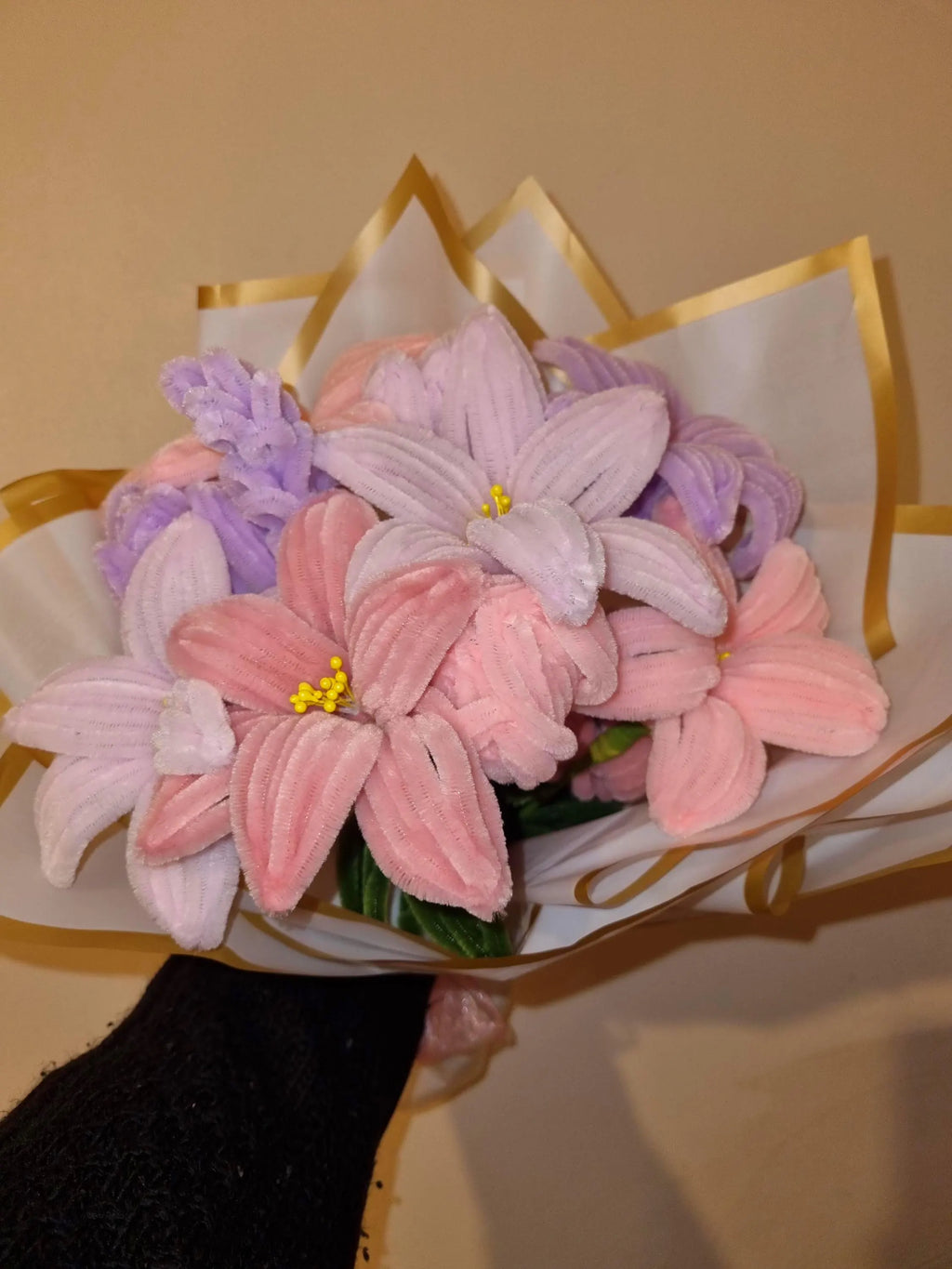 Handmade Pipe Cleaner Flower Bouquets