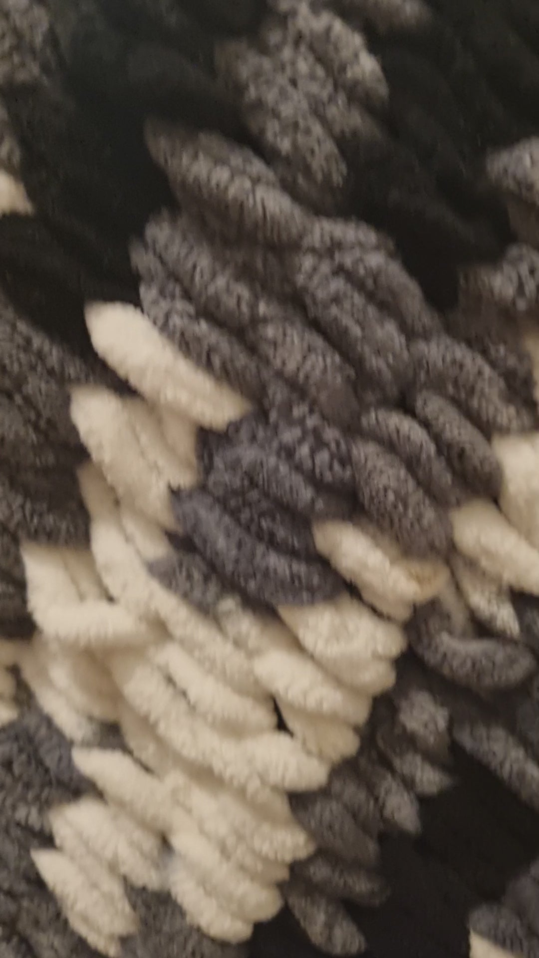 Large Handmade Chenille Blanket